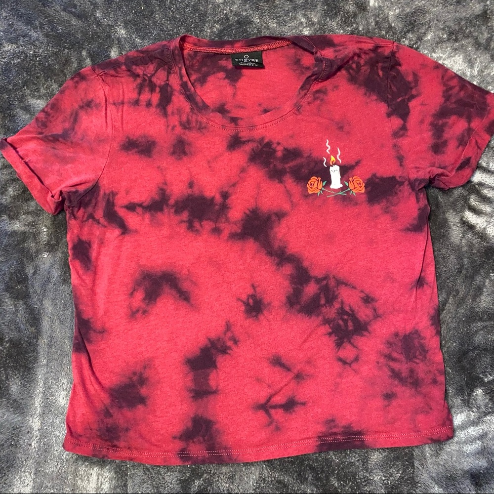 Maroon Crop Top